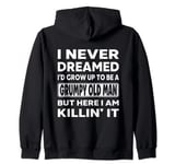 Grumpy Old Man I Never Dreamed I'd Grow Up A Grumpy Old Man Zip Hoodie