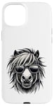 Coque pour iPhone 15 Plus Shetland Pony s Funny Shetland avec attitude