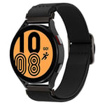 Spigen Lite Fit - Bracelet pour montre intelligente - 20mm - noir - pour Samsung Galaxy Watch, Watch 3, Watch Active, Watch Active 2, Watch4, Watch5, Watch6