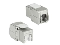 Act Keystone Jack Rj45 Cat6a Shielded Toolless With Shutter