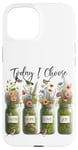 Coque pour iPhone 15 Mason Jars Floral Choisissez Faith Hope Love Joy Flower