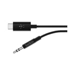 Câble USB C BELKIN Jack 3.5mm Rockstar + Connecteur USB-C