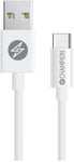 Champion USB-A til USB-C kabel - Vit, 3 meter