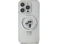 Karl Lagerfeld Karl Lagerfeld Klhmn61hmrskch Iphone 11 / Xr 6.1" Bialy/White Hardcase Ring Stand Karl&Choupettte Magsafe