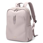 GOLF SUPAGS Sac à Dos pour Ordinateur Portable, Sac à Dos de Voyage Femme Sac à Dos Antivol pour Femmes, Sac à Dos Cabine Avion, Backpack PC Travel Sac Ordinateur Portable 14 Pouces Rose