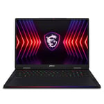 MSI Raider 18 inch 16:10 UHD+ 120Hz Gaming Laptop - (Intel Core i9-14900HX, NVIDIA GeForce RTX 4070, 32GB RAM, 2TB SSD, Windows 11 Pro) - Core Black