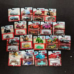 Mattel Disney Pixar Cars Movie Film Die-Cast Toy Metal Vehicle JOB LOT OF 18 NEW