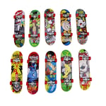 Finger Skateboards, 6 stycken Mini Finger Skate Professionals Mini Fingerboard Finger Skateboards Fingerboards Leksak