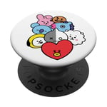 Cool K-Pop Cute Love Symbol K-Drama Korean Pop Music Fans PopSockets PopGrip Interchangeable