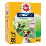 PEDIGREE DENTASTIX FRESH Sticks Dentaires pour Petit Chien 5-10kg - 112 Bâton...