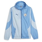 Manchester City Jacka Pre Match Woven Anthem - Blå/Silver Sky - PUMA, storlek XX-Large