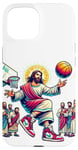 Coque pour iPhone 15 Ballin with the Messiah Rejoignez la communauté Jesus Basketball