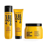 Matrix, A Curl Can Dream, Cleansing and Hydrating Shampoo, Mask and Cream, for Curly & Coily Hair, Routine Bundle Set