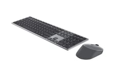 Dell Premier Multi-Device KM7321W - tastatur og mus-sæt - AZERTY - belgisk - titan grå