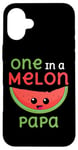 Coque pour iPhone 16 Plus One in a Melon Party Papa Group assorti pour premier anniversaire