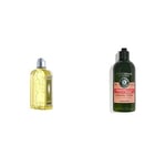 L'OCCITANE - Gel Douche Verveine Bio - Parfum frais et citronné - Nettoie votre peau en douceur - Peau Douce & Parfumée - 250ML & Shampoing Réparation Intense Aromachologie - 300ML
