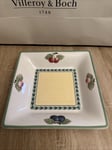 villeroy et boch 🍒🍋FRENCH GARDEN 🍒🍋assiette Carré 22X22 Neuf