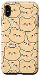 iPhone XS Max Smiling Bear Heads Design Case