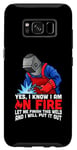 Coque pour Galaxy S8 Yes I Know I Am On Fire Let me Finish This Weld Welder