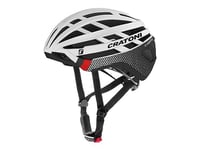 Cratoni Fahrradhelm Vento (Gravel) Casque de vélo Adulte Unisexe, weiß länzend/Mat, S/M (52-57cm)