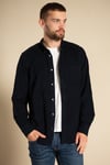 French Connection Mens Cotton Cord Long Sleeve Shirt - Navy - Size Large