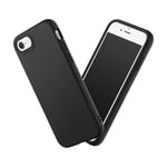 RHINOSHIELD Coque Compatible avec [iPhone SE3/SE2/8/7]   SolidSuit - Coque Fine avec Technologie d'absorption des Chocs et Finition Premium Mate, Contour objectif photo interchangeable-Noir Classic - Neuf