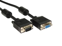 Fully Wired 15m SVGA Cable Male to Female VGA extension Monitor Lead DDC 49.21ft