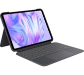 LOGITECH Combo Touch 11 iPad Pro Keyboard Folio - Graphite, Silver/Grey