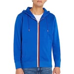 Tommy Hilfiger Men's Hoodie with Zip, Blue (Ultra Blue), M