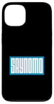 Coque pour iPhone 13 Bleu SAYNOMO (Say No More) Bleu Couleur Graphique