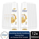 Dove Nourishing Secrets Conditioner, Restoring Ritual, 12 Pack, 350ml