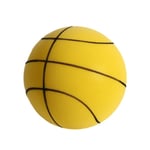 Handleshh Silents Basketball Bärbara mjuka studsbollar för inomhusaktiviteter Yellow 18cm