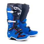 Alpinestars Tech 7 Crosstövlar Alpine Blå-Natt Marinblå-Ljusröd