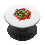 Brussels sprouts prohibition no entry dislike vegetables PopSockets Adhesive PopGrip