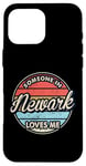 Coque pour iPhone 16 Pro Max Quelqu'un à Newark m'aime City, États-Unis, États-Unis