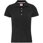 T-shirt Tommy Jeans  Polo femme Tommy Hilfiger Ref 60371 BDS Noir