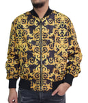 Veste Versace Jeans Couture Noir - C1gwa9a7 Wup407 Print Rev. Baroque