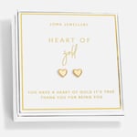 Joma Jewellery Beautifully Boxed Heart Of Gold Earrings