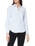 GANT Women's Stretch Oxford-solid Shirt, Blue (Light Blue), 12 (Manufacturer Size: 40)