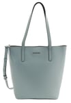 Michael Kors Light Blue Tote Bag Medium Leather Shoulder Handbag Emry Jet Set