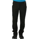 Regatta Great Outdoors Mens Fenton Lightweight Softshell Trousers - Black - Size 33W/32L