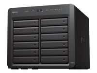 Synology Disk Station Ds2422+ - Nas-Server - 12 Brønner - 48 Tb - Sata 3Gb/S - Hdd 4 Tb X 12 - Raid Raid 0, 1, 5, 6, 10, Jbod - Ram 4 Gb - Gigabit Ethernet - Iscsi Støtte