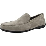 Geox Homme U Ascanio A Mocassins, Anthracite, 42 EU