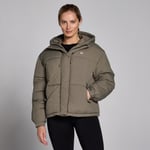 MP Women's Short Padded Puffer Jacket - Espresso - XL