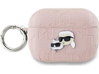 Karl Lagerfeld Karl Lagerfeld Klap2pgkcpp Airpods Pro 2 (2022/2023) Omslag Różowy/Pink Monogram Karl &Amp  Choupette Head