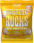 Vow Nutrition Protein Rocks Salted Caramel 10g Protein 45g-10 Pack