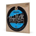 D'Addario Guitar Strings - Pro-Arte Classical Guitar Strings - EJ50 - Nylon Guitar Strings - Silver Plated Wound, Black Nylon Core - Hard Tension