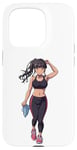 Coque pour iPhone 15 Pro Anime et manga Style Fille portant des vêtements de sport