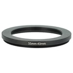 Step-Down Ring Adapter of 55mm to 43mm for Tokina AT-X 100 mm 2.8 Pro D Makro C