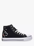 Radley Star Hi Top Trainers, Black